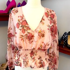 Venus Pink Floral Printed Top